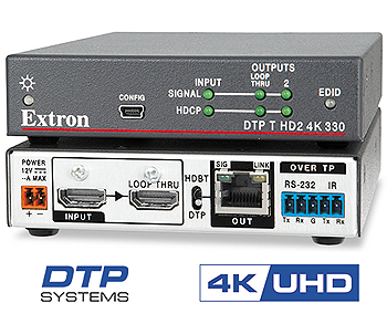 Новые передатчики DTP 4K для HDMI с локальным выходом