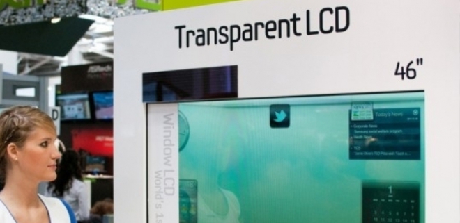 Зеркальные и прозрачные OLED-панели от Samsung