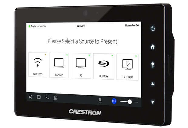 Высокопроизводительные сенсорные панели Crestron TSW-560, TSW-760 и TSW-1060