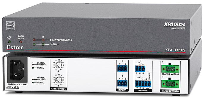 extron xpa u 3502 moshchnyy usilitel razmerom v polovinu stoyki 1