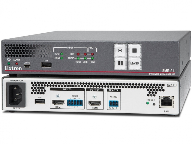 Высокопроизводительное потоковое вещание H.264 в реальном времени от Extron